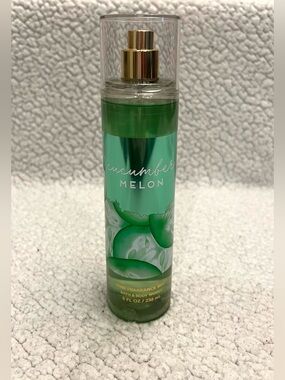 Bath & Body Works Cucumber Melon Fine Fragrance Mist - Green with Gold Accent